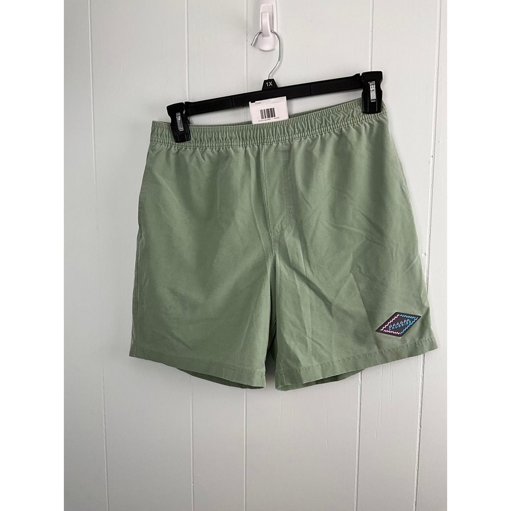 Chubbies Mens 7 Inseam Swim Trunks Sage Green Mesh Lined Board Shorts Medium